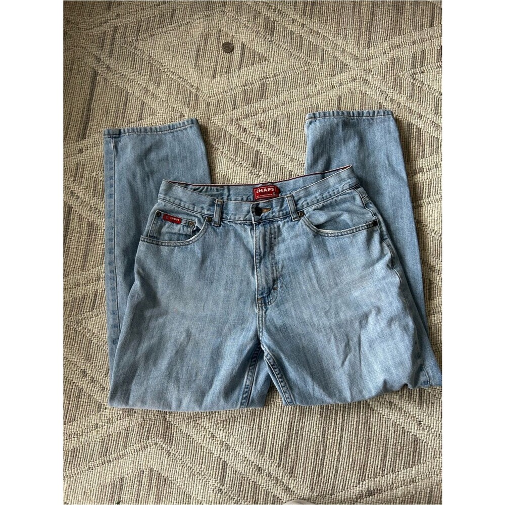Chaps Men's Light Blue Relaxed Fit Jeans
